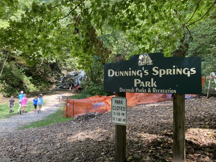 Dunning Spring Park Sign